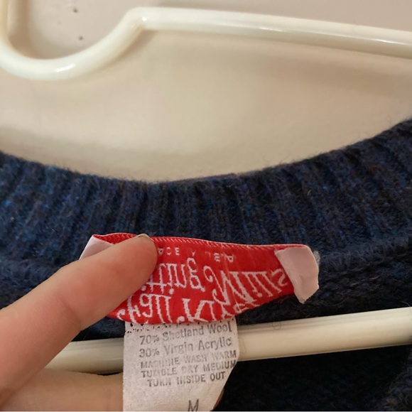 Fall River knitting mills vintage Shetland wool sweater - Picture 4 of 4